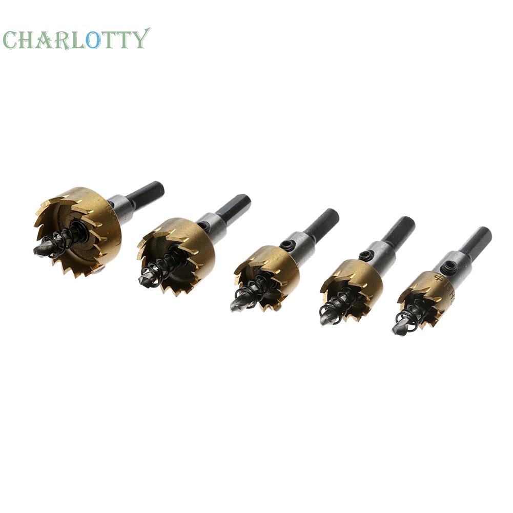 Cha ˇ5pcs 16 30mm High Speed Steel Hole Saw Cutter Drill Bit Set