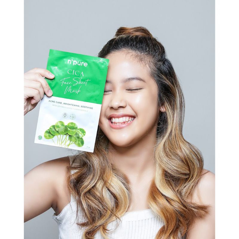 Npure Centella Asiatica Sheet Mask Shopee Malaysia