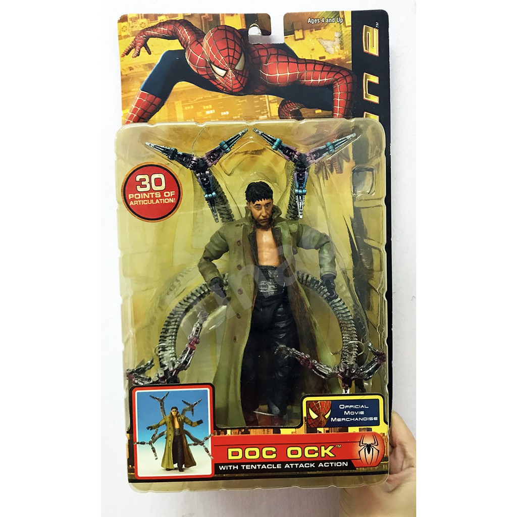 spiderman Doc Ock spider-man Doctor Octopus with Tentacle Attack movie  Action Figure 6 inch | Shopee Malaysia