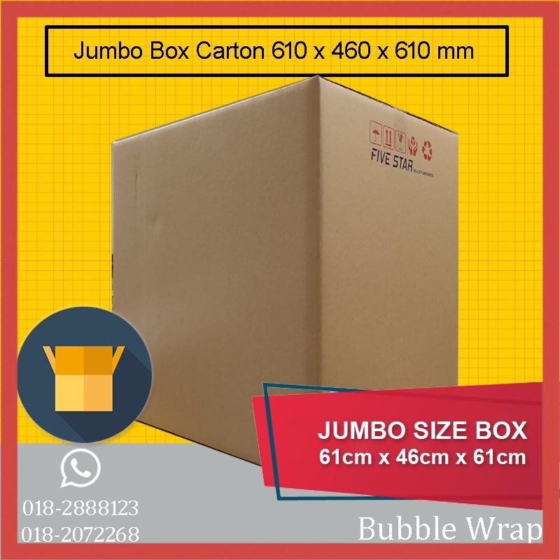 masterborong Jumbo Size Carton Box Double Wall 10pcs | Shopee Malaysia