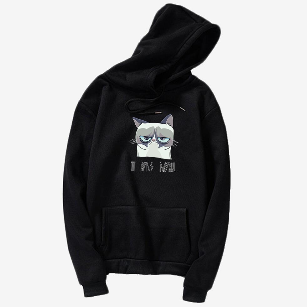 sad cat hoodie