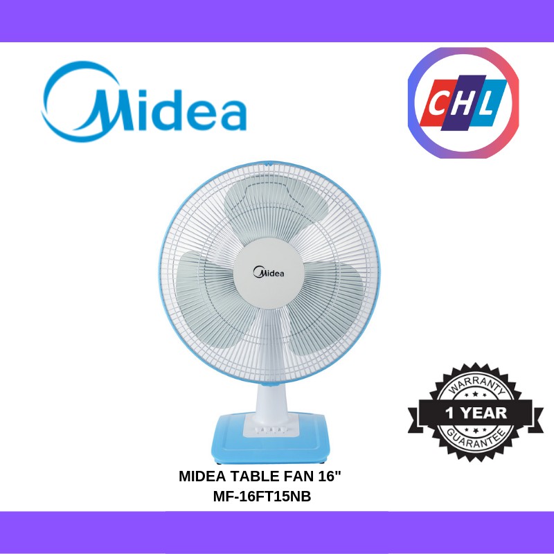 Midea Table Fan 16 Mf 16ft15nb Shopee Malaysia