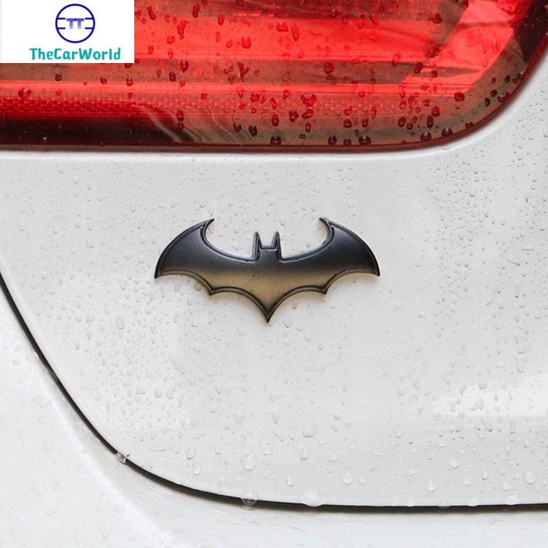 For Mazda 3D Metal Black Bat Batman Front Rear M Emblem Logo Badge Sticker Decal