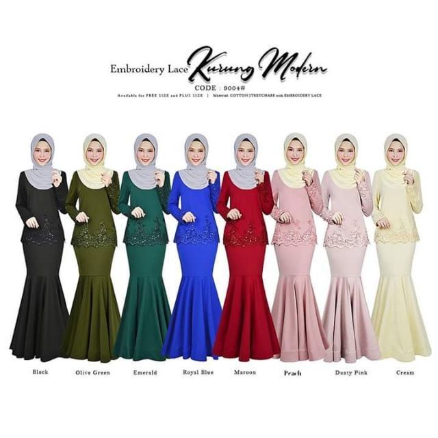 Baju Kurung Moden Raya 2019 Shopee Malaysia