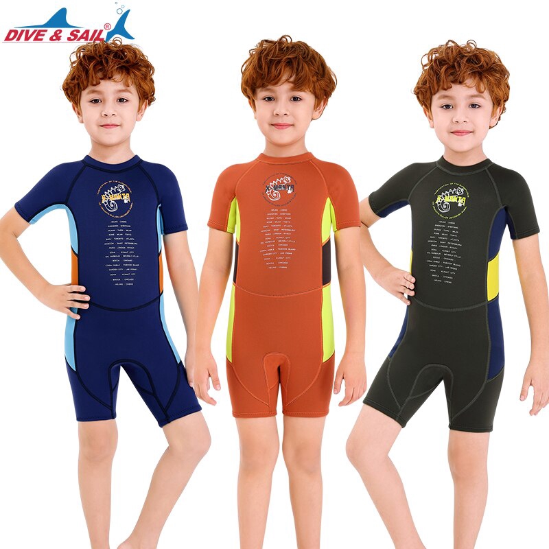 kids neoprene swimsuit