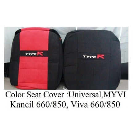 SPORTY COLOUR SEAT COVER - KANCIL / VIVA  Shopee Malaysia