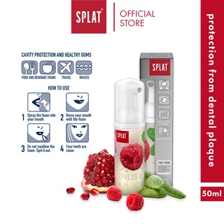 SPLAT Express Oral Care Foam 2 In 1 - Raspberry