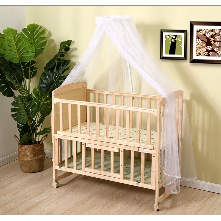 simple wood crib