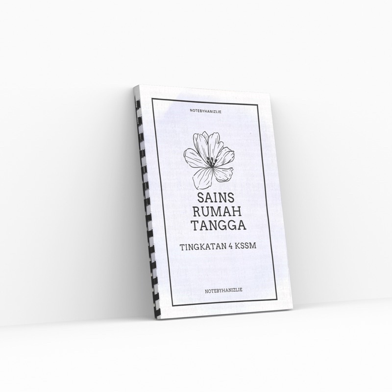 NOTA SAINS RUMAH TANGGA TINGKATAN 4 KSSM | Shopee Malaysia