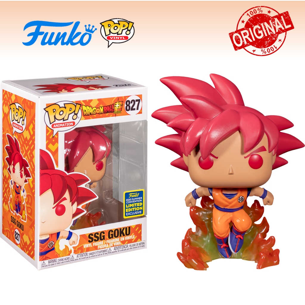 Funko Pop Vinyl Action Figure Number 827 SSG Goku Dragon Ball Z ...