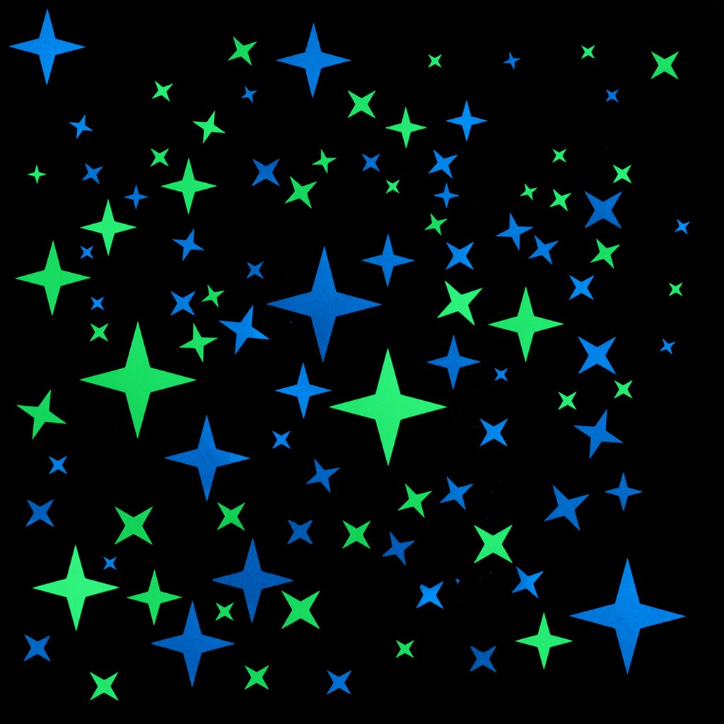 Glowing Stars For Ceiling Kids Room Luminous Wall Decal Home Decor