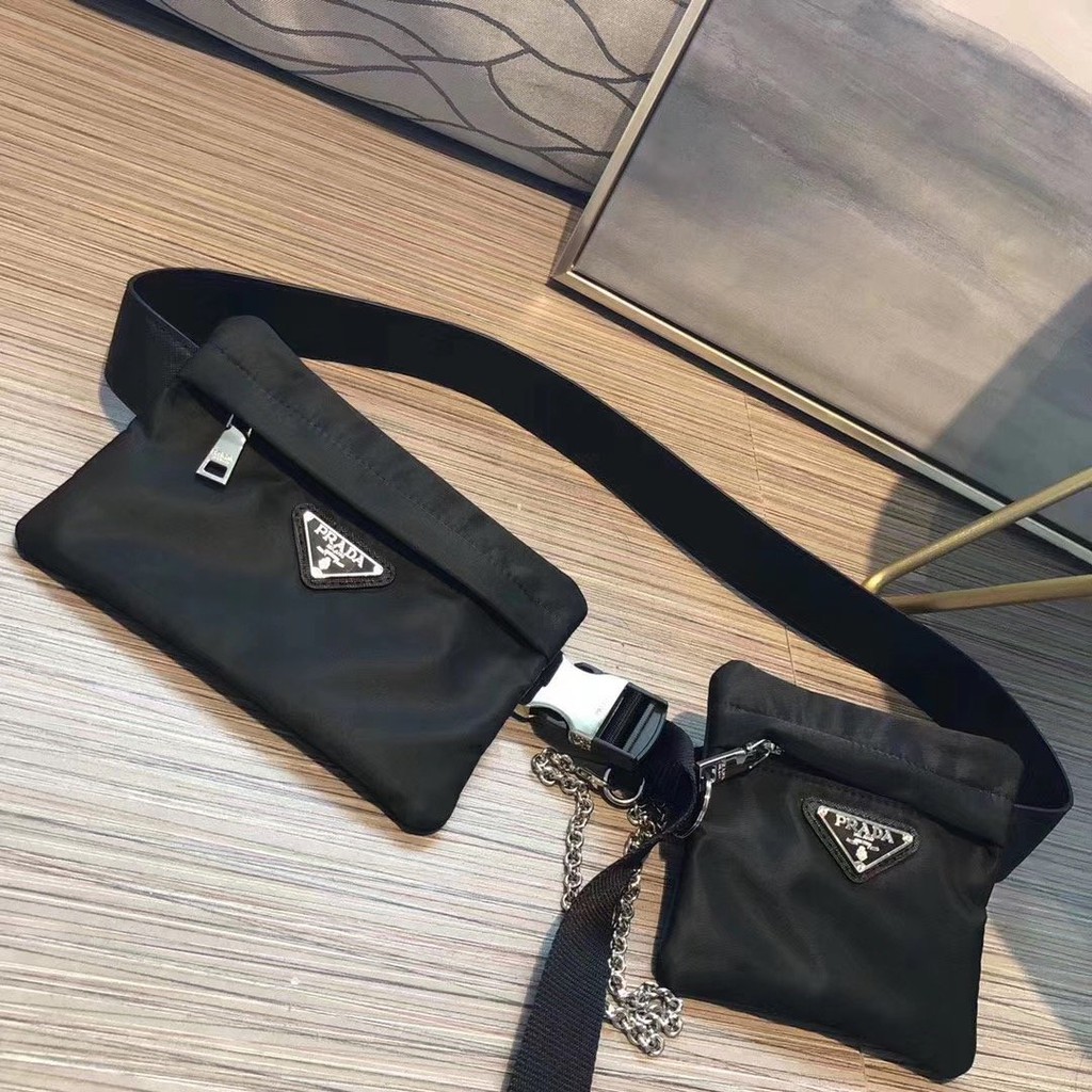 mens prada fanny pack