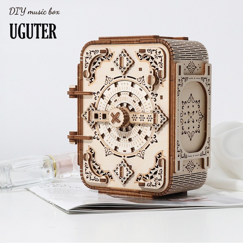 [Local Stock] UGUTER 3D Puzzle DIY Wooden Puzzle - Secret Treasure Box - G612