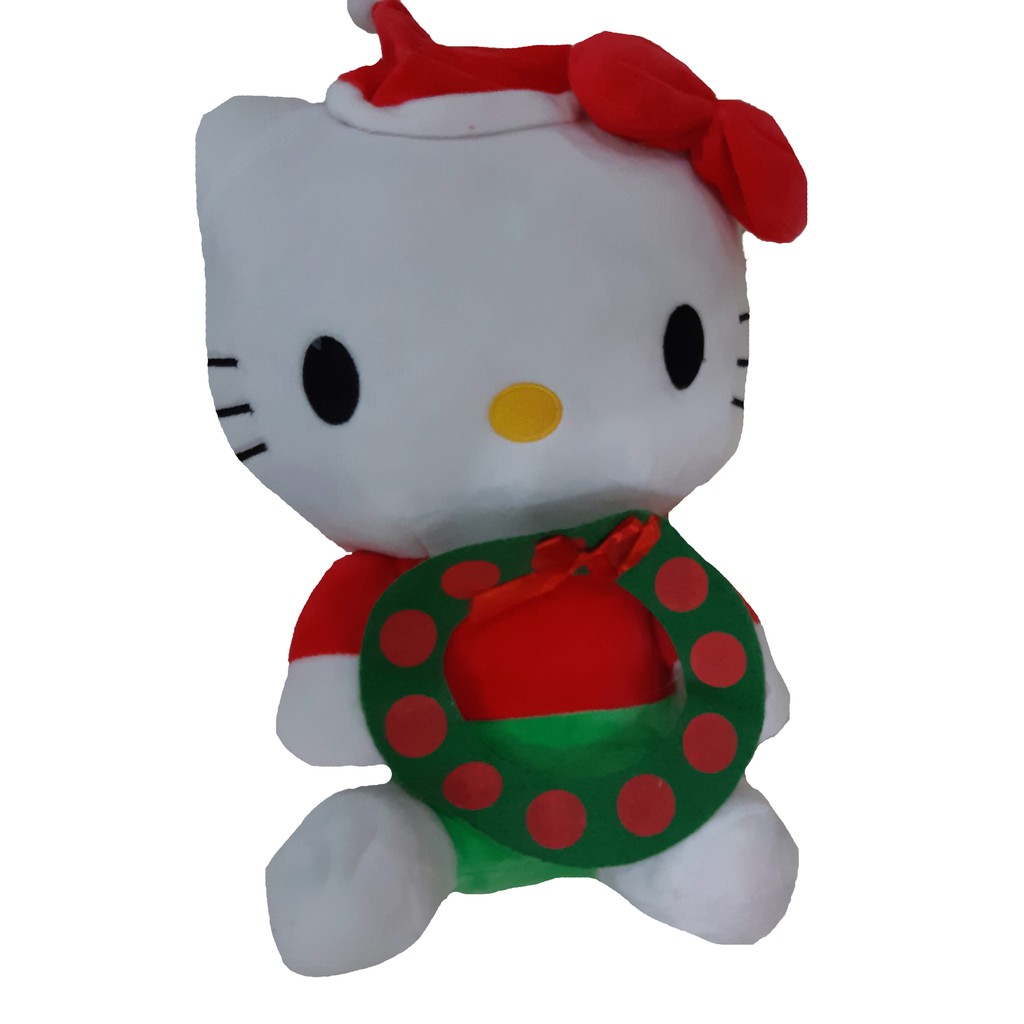 hello kitty christmas plush