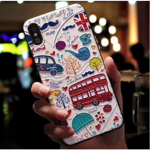 VIVO T1 Y01 Y76 Y15A Y15S Y33s Y21T Y17 Y15 Y12 Y20s Y12A Y11 Y95 Y91C Y1S V15 V23e V21 V20 Embossed Elephant Bus Soft Case