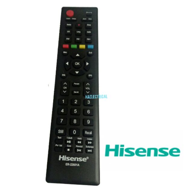 Hisense tv remote control FOR 39N2173P 49N2173p Shopee Malaysia