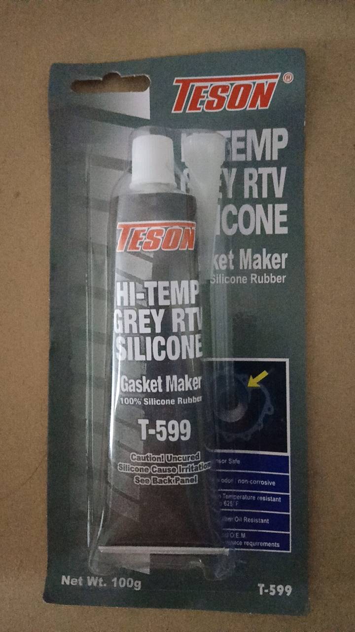Teson HiTemperature Instant Black RTV Silicone Gasket Maker/600 Degree