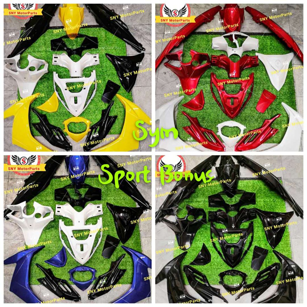 Sport Bonus 110 Sr Sym Body Cover Set Hld Cover Set High Quality Stock Ready Fast Shipping Shopee Malaysia