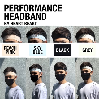 Sports headband - Urban Performance Headband- Men Women Active Unisex sports band sukan ikat kepala男生女生运动发带 [HEARTBEAST]