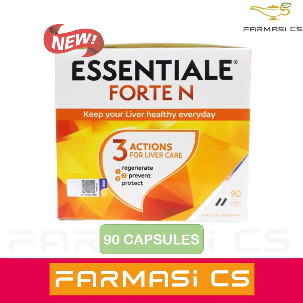 PROMO Essentiale Forte N 90 Capsules EXP:09/2025 [ Vital Function of Liver, Phospholipids from Soya Beans ]