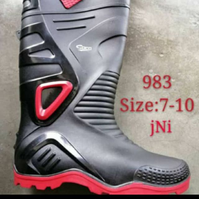 Kasut Boot Rain Boots Kasut Getah Kasut Kebun Rubber Shoes Kebun Shoes Kasut Kasut Tinggi Korakoh Kasut Hujan Shopee Malaysia