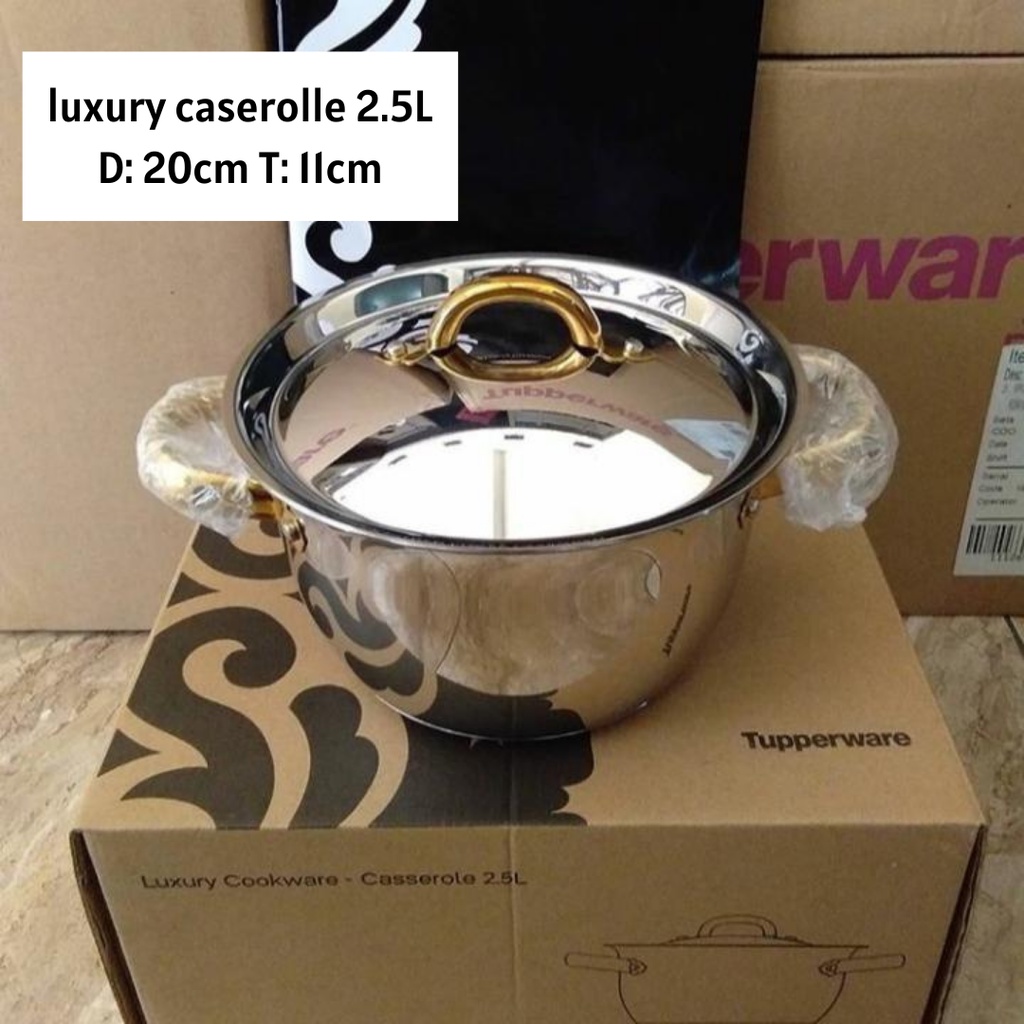 Tupperware casserole pan 2.5L luxury cookware