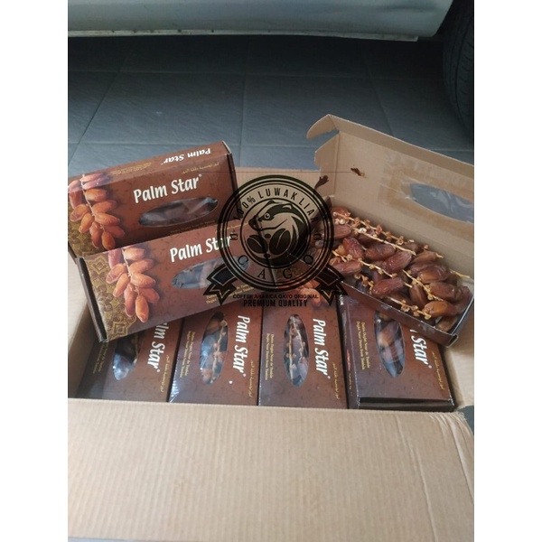 Palm Star Tunisia Dates 1 Box (12 And 24 Pack) Fresh Import