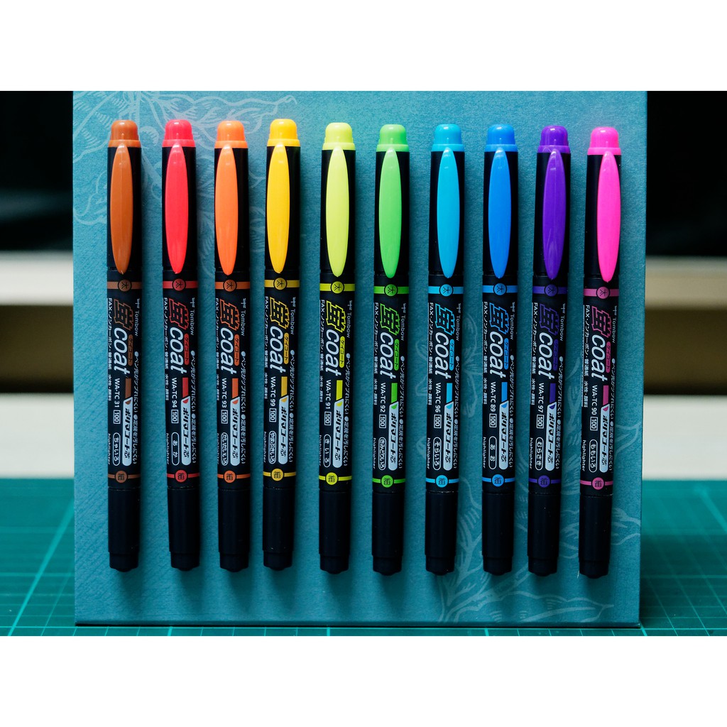 Tombow Kei Ploymacoat 2-Head Highlighter Pen