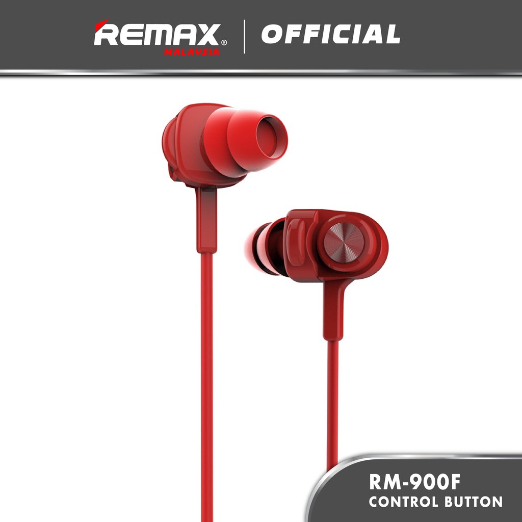 Remax RM-900F Vibration Series Aux Jack High Definition Wired Earphone (3.5mm)
