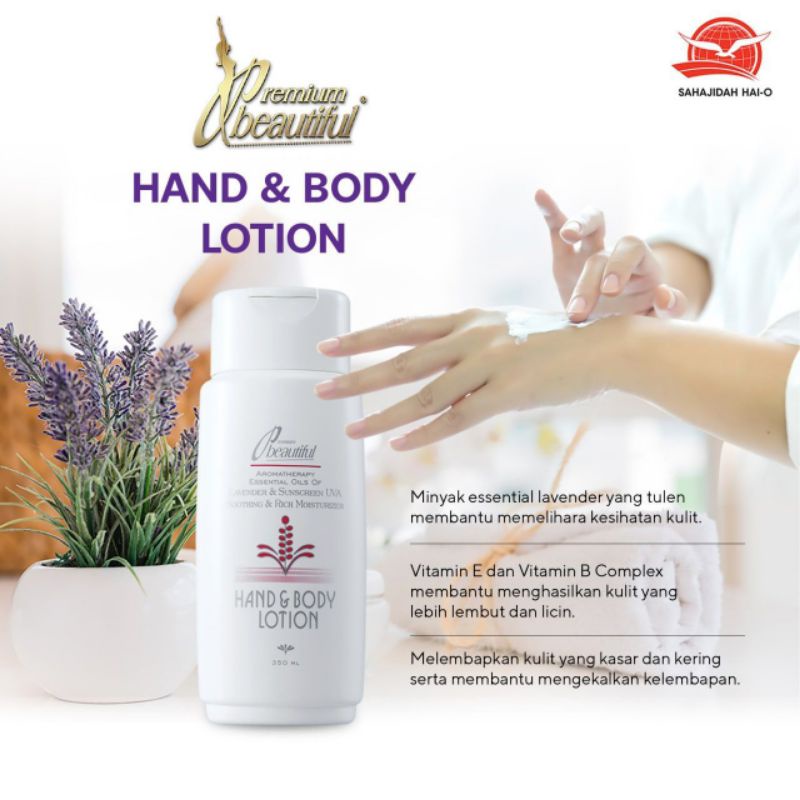 [READY STOCK ORI DARI HQ] Premium Beautiful Hand & Body Lotion Hai-O Lembutkan Kulit & Anti Nyamuk