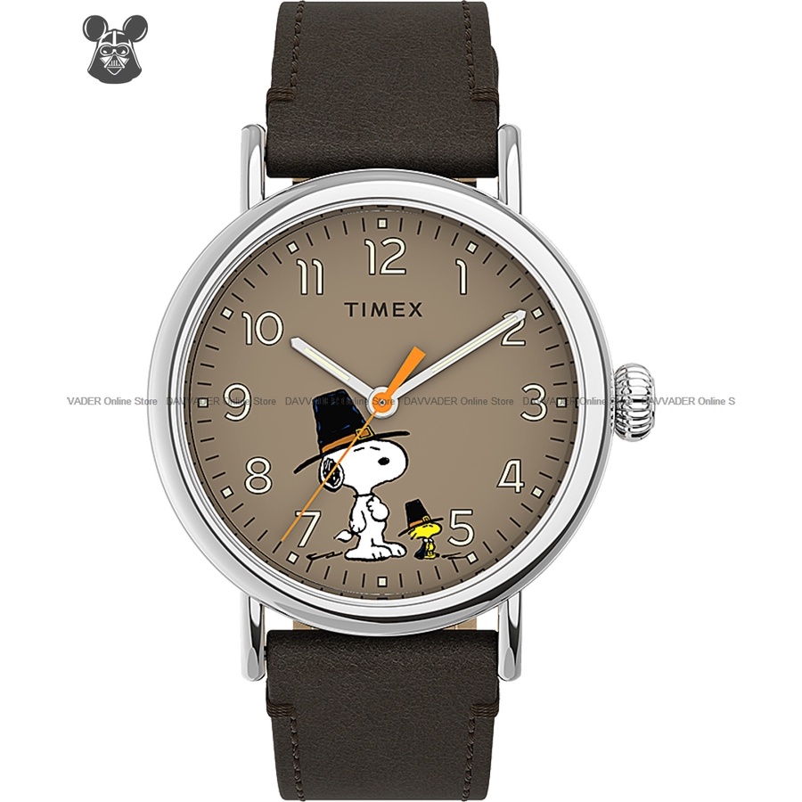 TIMEX TW2U86100 Men's Analog Watch Standard Peanuts Snoopy Thanksgiving  Analog 40mm Leather Brown Limited Edition | Shopee Malaysia