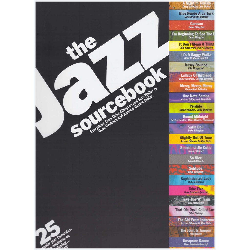 The Jazz Sourcebook / PVG Book / Piano Book / Pop Song Book