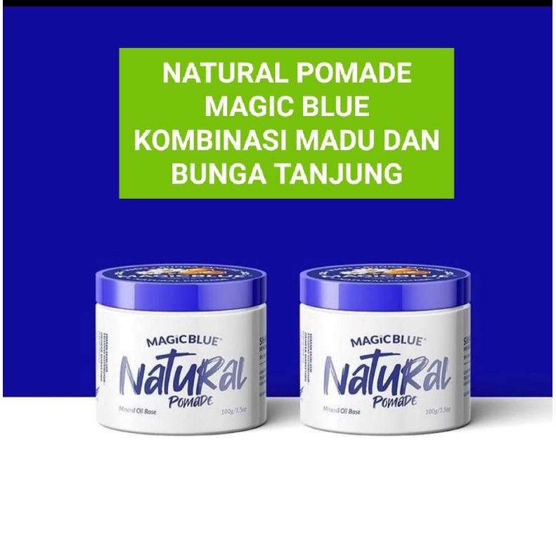 Buy READY STOCK - NATURAL POMADE MAGIC BLUE MADU DAN BUNGA TANJUNG 