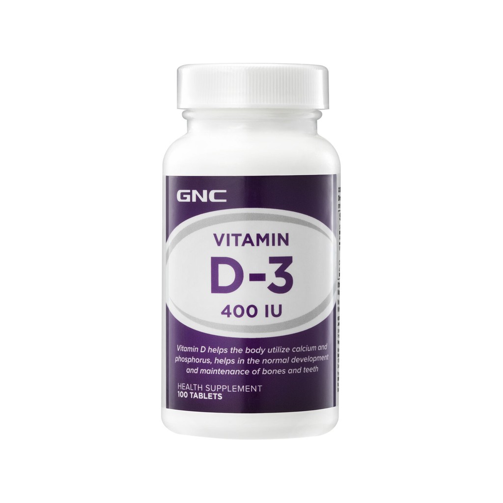 GNC Vitamin D3 400IU Tablets 100's Shopee Malaysia