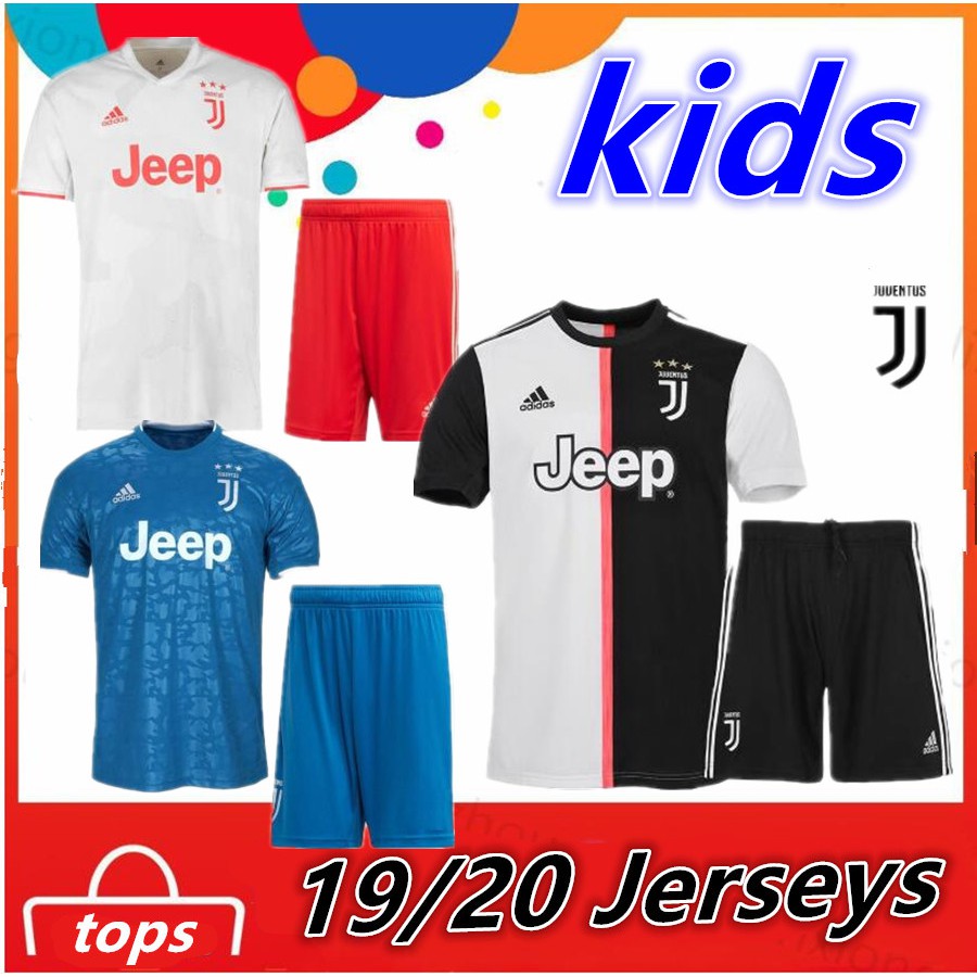 2019 2020 Kids Juventus Jersey Children Home Away Third Football Jersi Juve Home Kit