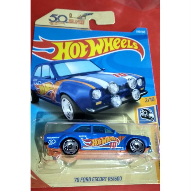 hot wheels 50th anniversary ford escort