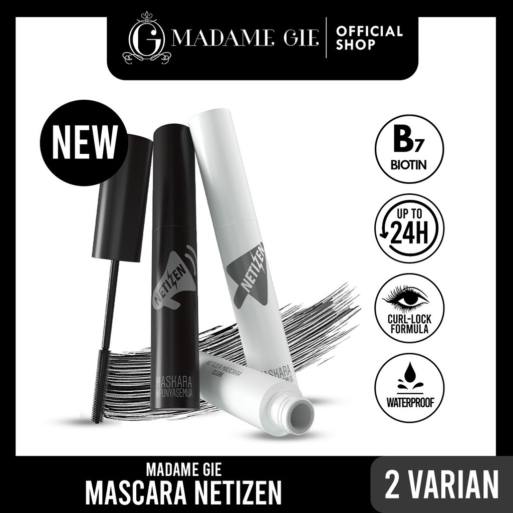 Madame Gie Mascara Netizen - Make Up Mascara Waterproof
