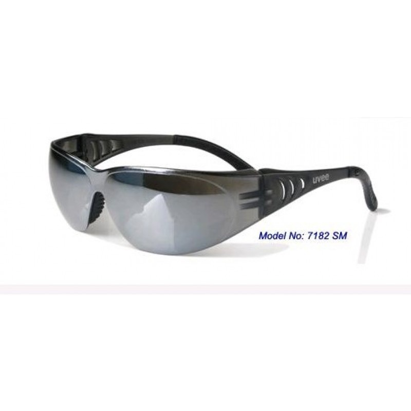 Uvee Safety Glasses Glass Googles Eyewear Clear / Smoke Mirror Shopee