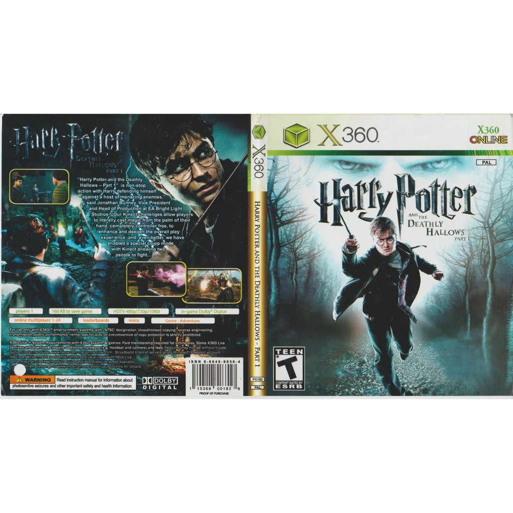 harry potter xbox 360 games