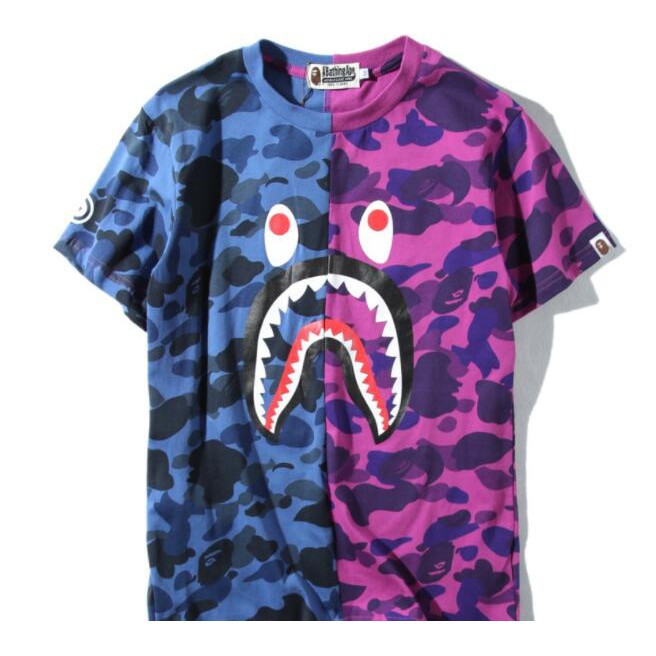 المدرسة ديناميات إفترض جدلا Bape T Shirt Half Camo Sjvbca Org