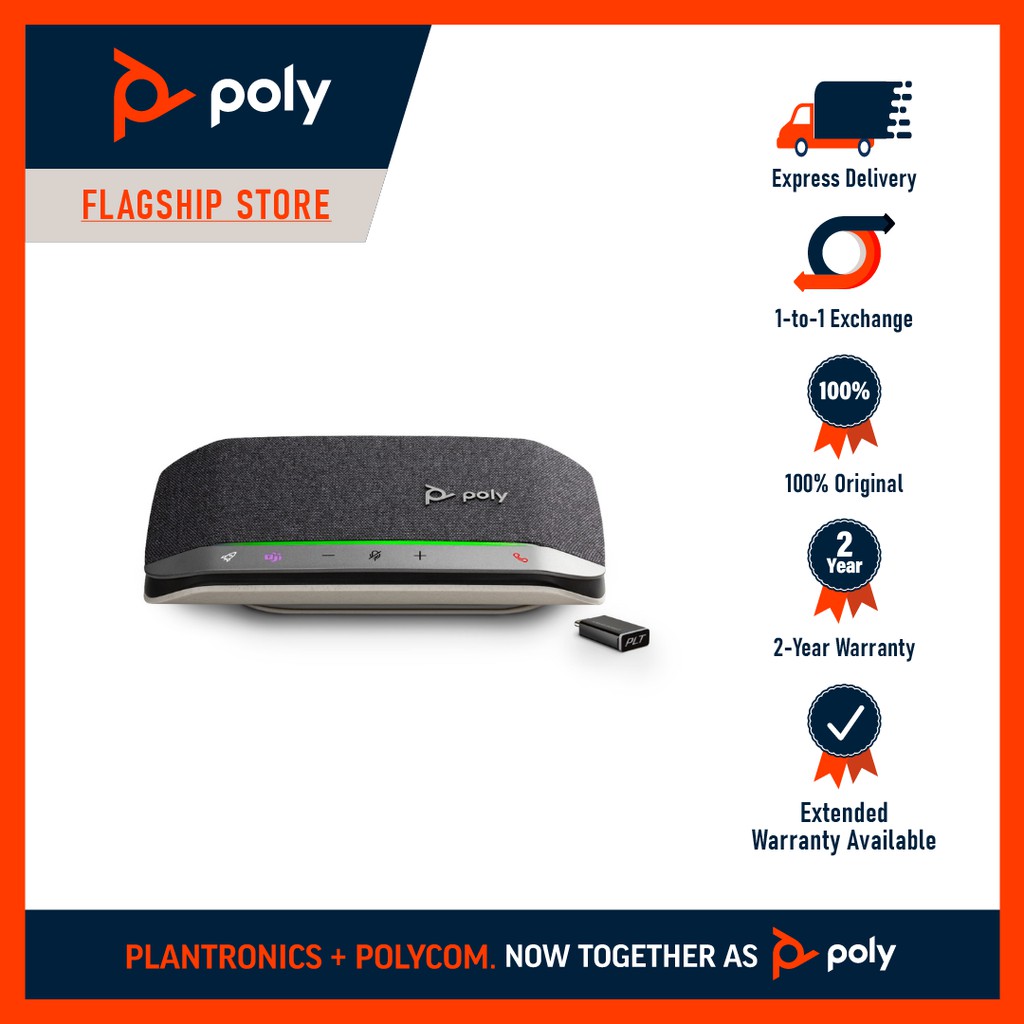 Poly/Plantronics PERSONAL, USB/BLUETOOTH SMART SPEAKERPHONE SYNC 20 ...