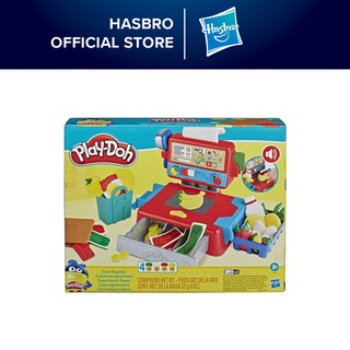 Image of Play-Doh Cash Register Toy for Kids  with Fun Sounds, Play Food Accessories, and 4 Non-Toxic Play-Doh Colors