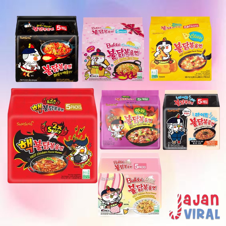 Samyang Ramen All Flavour - 140 G X 5 Pcs (e6000) 