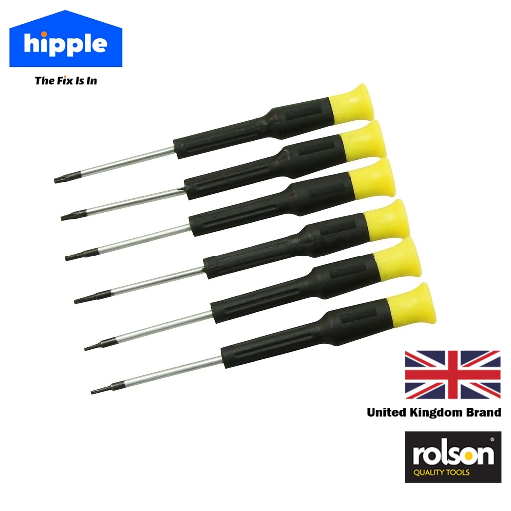Rolson Precision Torx Screwdriver Set (6 Pcs) 28207 Shopee Malaysia