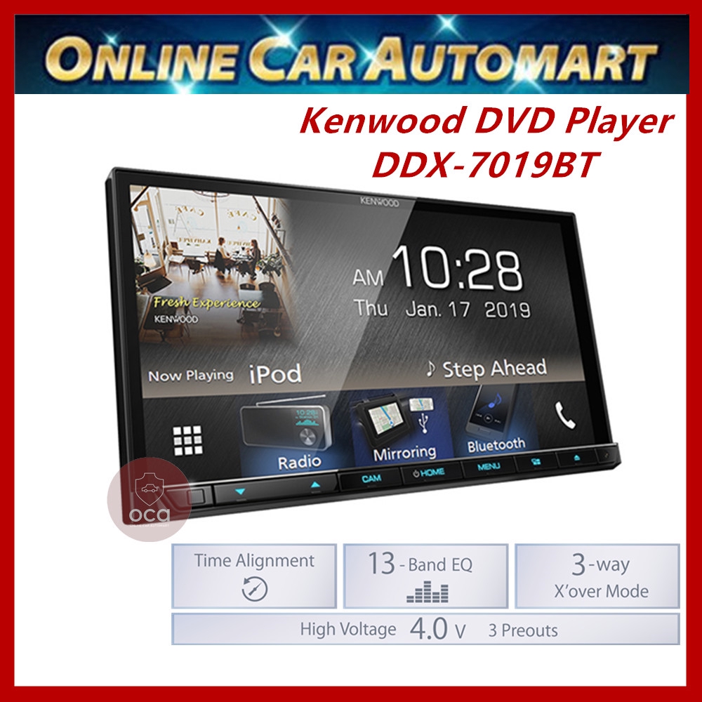 Kenwood DDX7019BT DVD/USB AV Receiver with 7.0" WVGA Superfine view Display