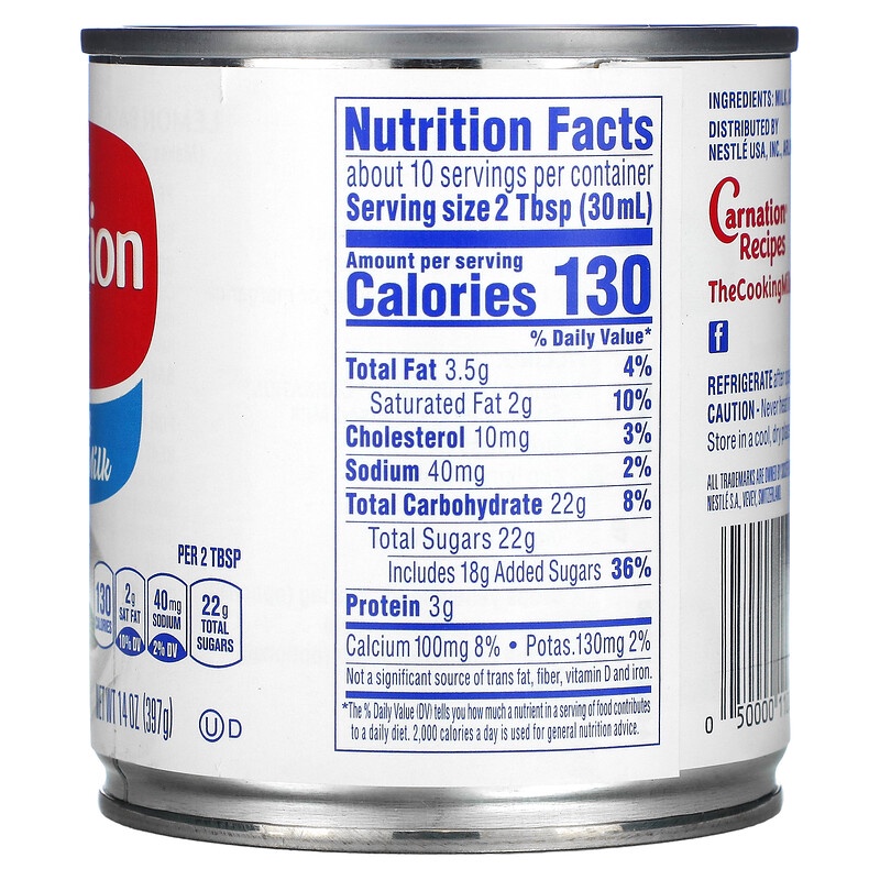 Nestle Condensed Milk Nutrition Facts | Besto Blog