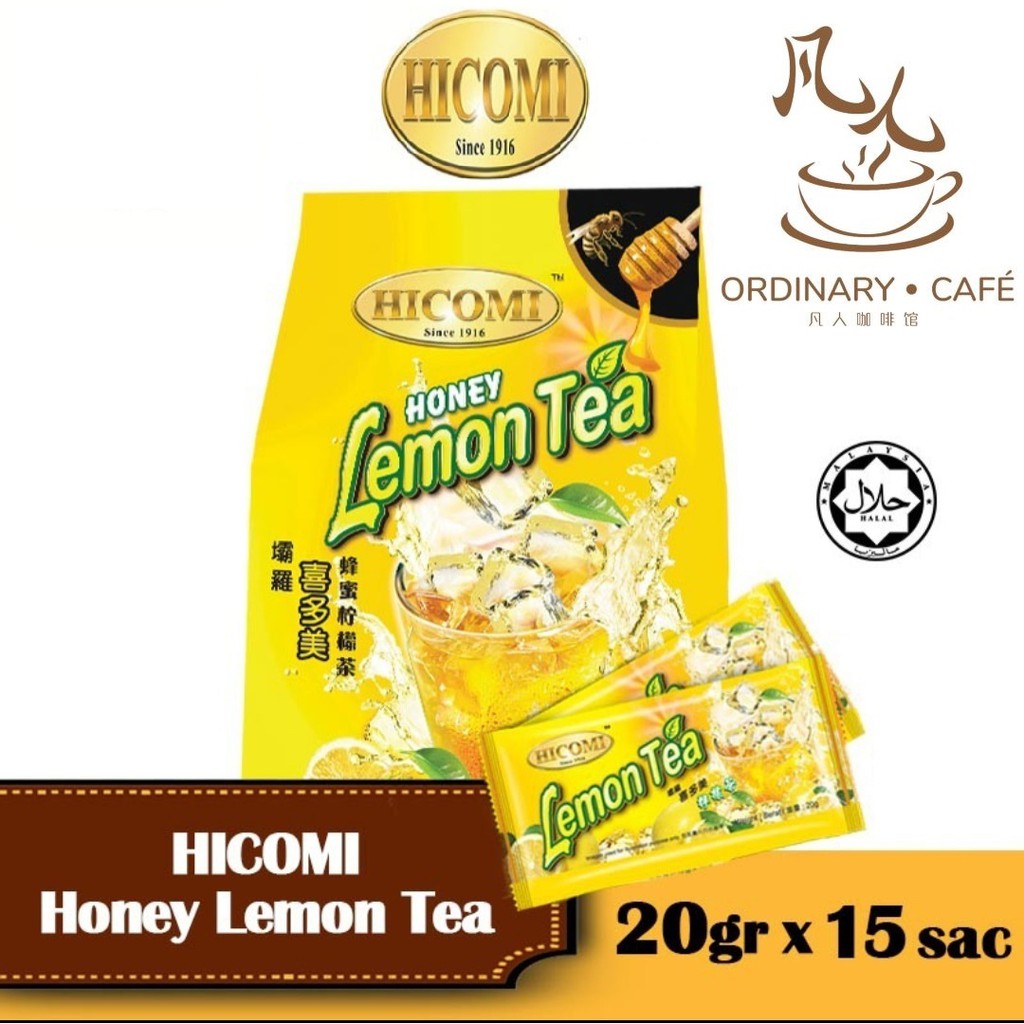 HICOMI Instant Honey Lemon Tea 喜多美蜂蜜柠檬茶 (15’s x 20g)