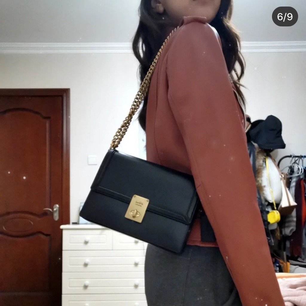 Coach Hutton Shoulder Bag White