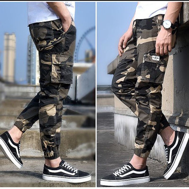 camo joggers outfit men