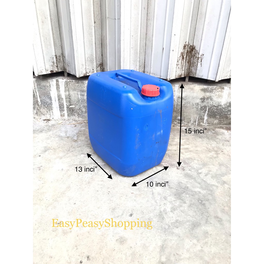 Tong Plastik Air 20liter Minyak Sabun Plastic Contanier Water 20liter Bekas Tong Ready 1837